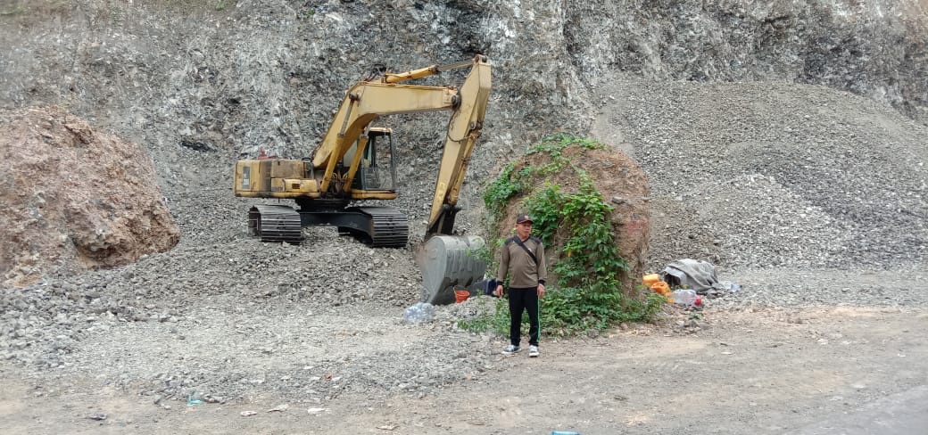 Penertiban Lokasi Galian Bukit di Wilayah Kecamatan Dawan